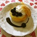 まんぼうクン's cooksnap of when they made シューアイスにホットチョコレートを添えて.