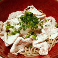 grisgries's cooksnap of when they made 簡単！豚しゃぶ＆おろしde冷やしそば.