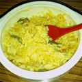 クロマル。's cooksnap of when they made カップめんの残り汁でカレーリゾット.