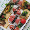 hirotofumi's cooksnap of when they made タコのお寿司風　キャラ弁♪.