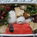 hirotofumi's cooksnap of when they made キャラ弁に、ねんねスヌーピー.