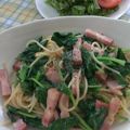 ラリー＆サラ's cooksnap of when they made カルボナーラ風パスタ☆.