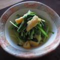 まろんかふぇ's cooksnap of when they made 水菜と焼き油揚げの煮びたし.