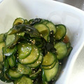 。ありんこ。's cooksnap of when they made きゅうりとわかめの酢の物.