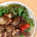 mayamaku's cooksnap of when they made 玉ねぎ衣の唐揚げ.