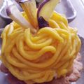 バドラブ's cooksnap of when they made 秋の味覚を満喫＊和風なモンブランタルト.