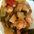 shizuとreo's cooksnap of when they made 鶏肉と大根の煮物.
