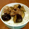もっちん♡'s cooksnap of when they made 茄子・牛肉の甘辛丼♪.