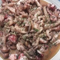 けろにゃ's cooksnap of when they made 簡単！タコときのこのアヒージョ.