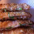 amiyuiママ's cooksnap of when they made チーズ in ハムカツ♡.