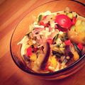 photo4's cooksnap of when they made 夏野菜の酢辛そーめん.