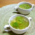 taruママ's cooksnap of when they made 捨てないで！セロリの葉っぱで簡単スープ☆.