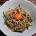 まやしゅうまま's cooksnap of when they made おつまみに！簡単生ハムユッケ.