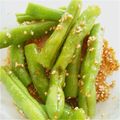 フミジ's cooksnap of when they made 主人！大絶賛☆いんげんのﾆﾝﾆｸ胡麻和え.