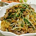 どんぴんたん's cooksnap of when they made 絶対おいしい！牛ニラもやし焼きそば♪.