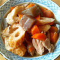 のまらい's cooksnap of when they made ちくわとコンニャクの煮物.