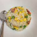 kumiko1105's cooksnap of when they made 簡単！ミックスベジタブル入りチャーハン.