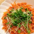 おかりか's cooksnap of when they made 調味料なし！簡単！人参明太子♪.