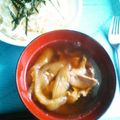 umebotan's cooksnap of when they made 簡単！茄子と豚肉のあったか素麺.