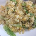 nao70pon's cooksnap of when they made かつお節でレタス炒飯♪.