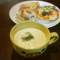 Ｐ子ママ's cooksnap of when they made とうもろこしをザクザク食べるスープ.