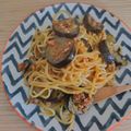 さんごりあす's cooksnap of when they made お店のメニュー♪トマトと茄子のミートスパ.