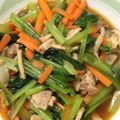 banch05's cooksnap of when they made 豚肉と小松菜のオイスターソース炒め.