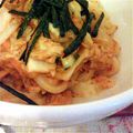 luna7777's cooksnap of when they made 簡単！！キムチチーズマヨの焼きうどん.