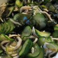 ちゃみ's cooksnap of when they made キュウリとシラスワカメの酢の物.
