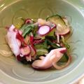 のんのんちゃん☆'s cooksnap of when they made ♦たこきゅう（蛸と胡瓜 茗荷の酢の物）.