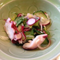 のんのんちゃん☆'s cooksnap of when they made ♦たこきゅう（蛸と胡瓜 茗荷の酢の物）.