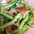sawasour's cooksnap of when they made ハムときゅうりの簡単サラダ♪.