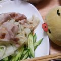ラブザロード's cooksnap of when they made 豚しゃぶぶっかけきしめん、胡麻だれで☆.