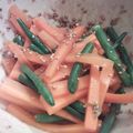 えみんがー's cooksnap of when they made （妊婦レシピ）人参といんげんの胡麻和え.