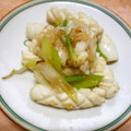 Jock's cooksnap of when they made イカのねぎ焼.
