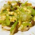 しおりいん's cooksnap of when they made レタスとしめじの中華炒め.