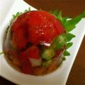 ☆のあぽん☆'s cooksnap of when they made 夏☆七夕に梅酒とオクラの冷たいゼリー寄せ.