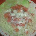 ♪とちみ☆'s cooksnap of when they made トマトとモッツァレラの冷たいパスタ❤.