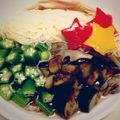 まな_mana's cooksnap of when they made 七夕★おくら＆茄子の天の川そうめん★.