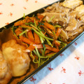 m@n@'s cooksnap of when they made 豆苗とにんじんの塩昆布炒め.