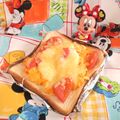 みなみんくっきんぐ's cooksnap of when they made ふわとろ！ちょっとリッチな朝トースト.
