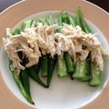 りーり♪'s cooksnap of when they made 【農家のレシピ】おくらとささみのサラダ.