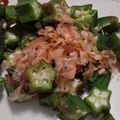 ヨシヨッシー's cooksnap of when they made 簡単美味しい❢オクラの梅おかか和え.