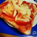 ふたあい's cooksnap of when they made リコピンたっぷりトマトトースト！.