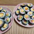 Quick　hiyoko's cooksnap of when they made 節約巻き寿司☆恵方巻きやお正月にも.