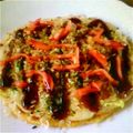 不本意's cooksnap of when they made ふわふわまぜまぜお好み焼き.