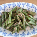 pikomari's cooksnap of when they made アスパラのゴマ和え～柚子胡椒風味～.