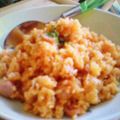 不本意's cooksnap of when they made 簡単に！海老ピラフ♪.