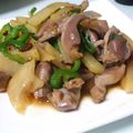 wesaino's cooksnap of when they made 砂ずりとピーマンのピリ辛中華炒め.