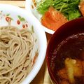 なつみのりママ's cooksnap of when they made 濃厚ダシが美味しい、鶏とネギのつけ蕎麦.